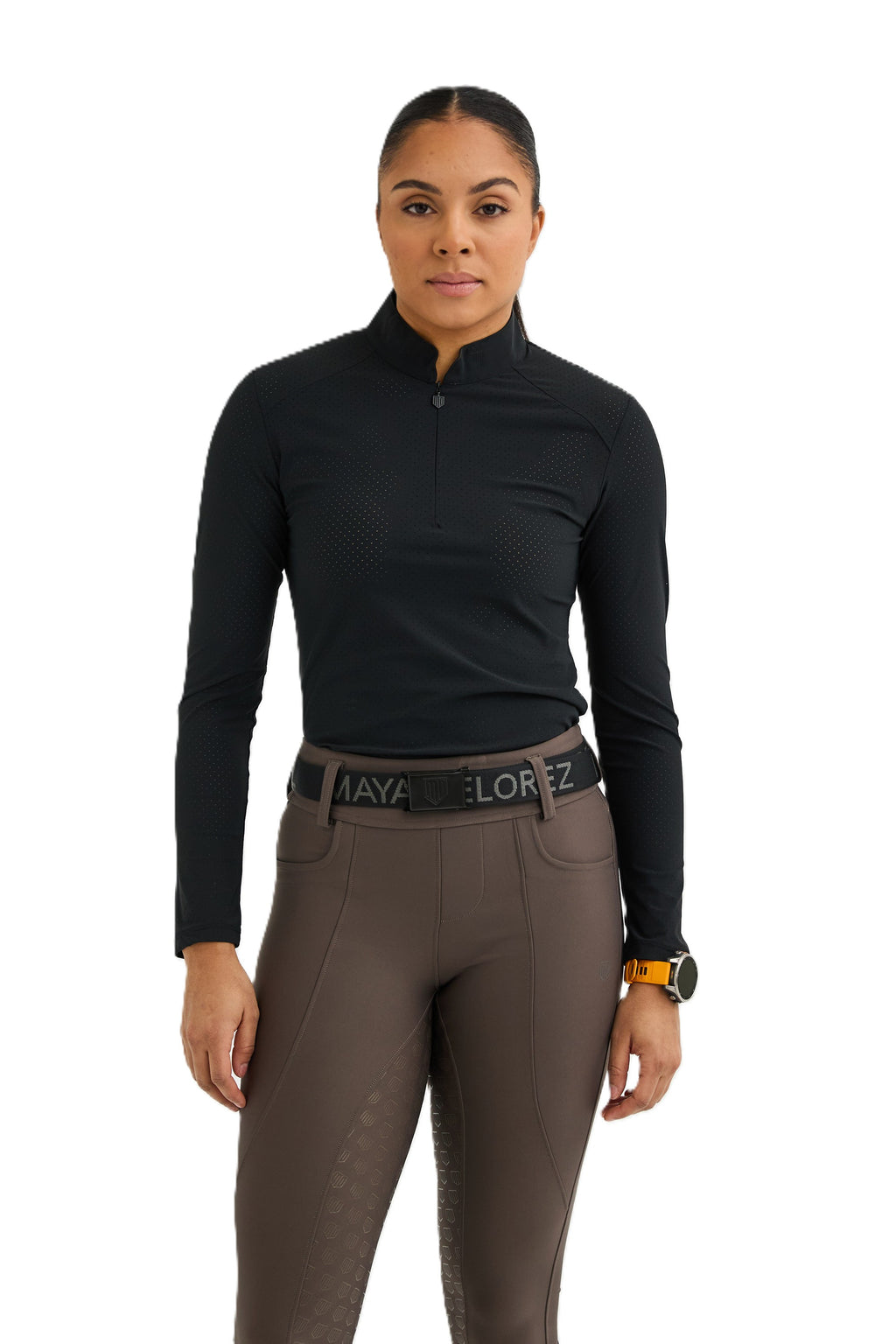 Maya Delorez Full Air Mesh Top - Long Sleeves - Women