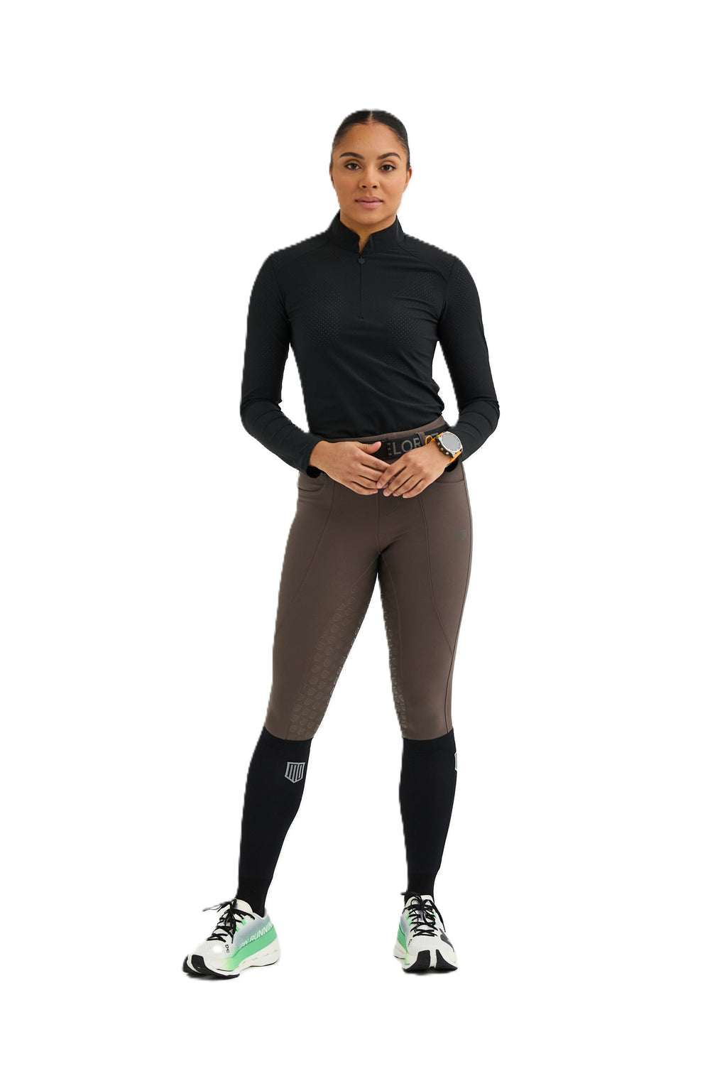 Maya Delorez Full Air Mesh Top - Long Sleeves - Women