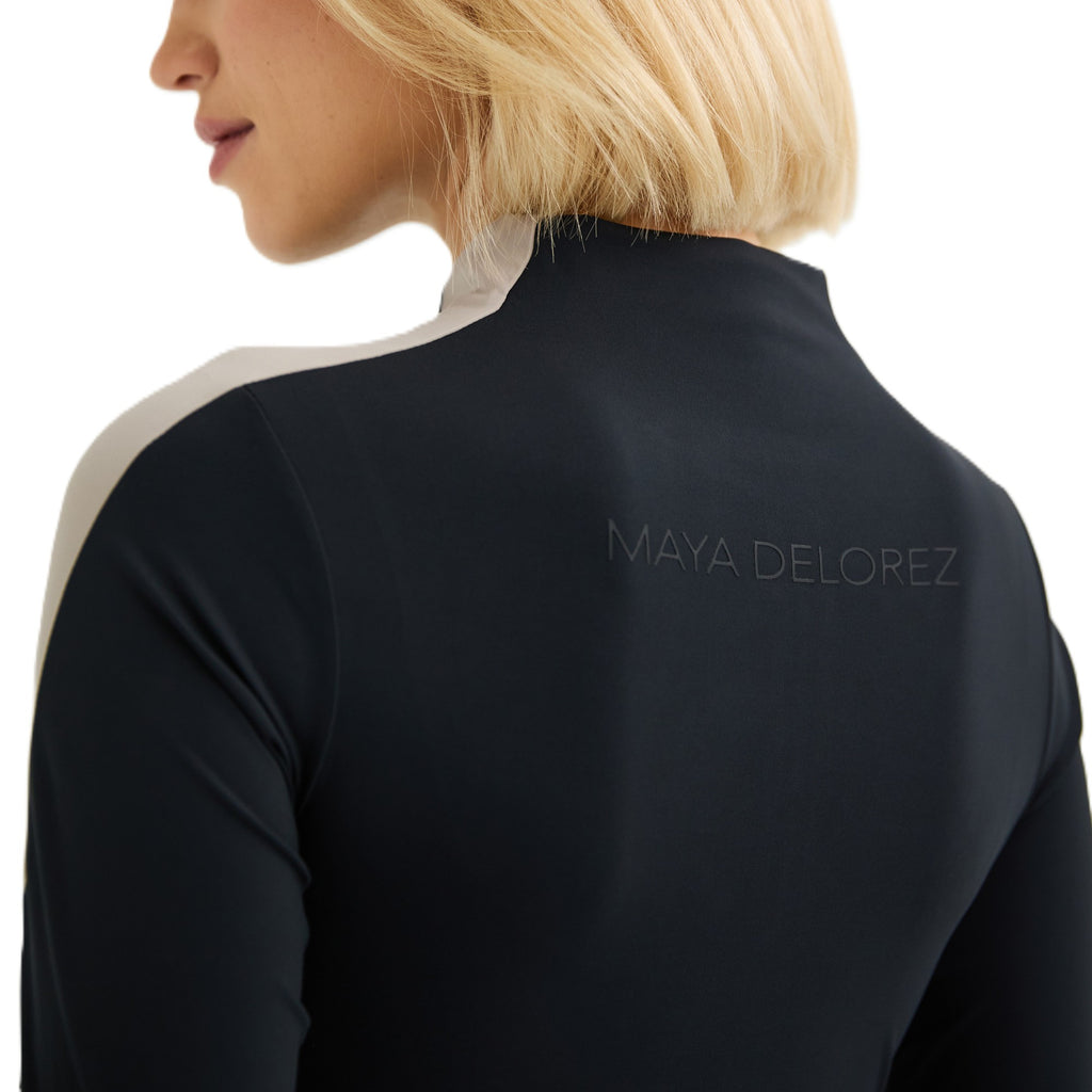 Maya Delorez Fitted Half Zip - Long Sleeves - Women