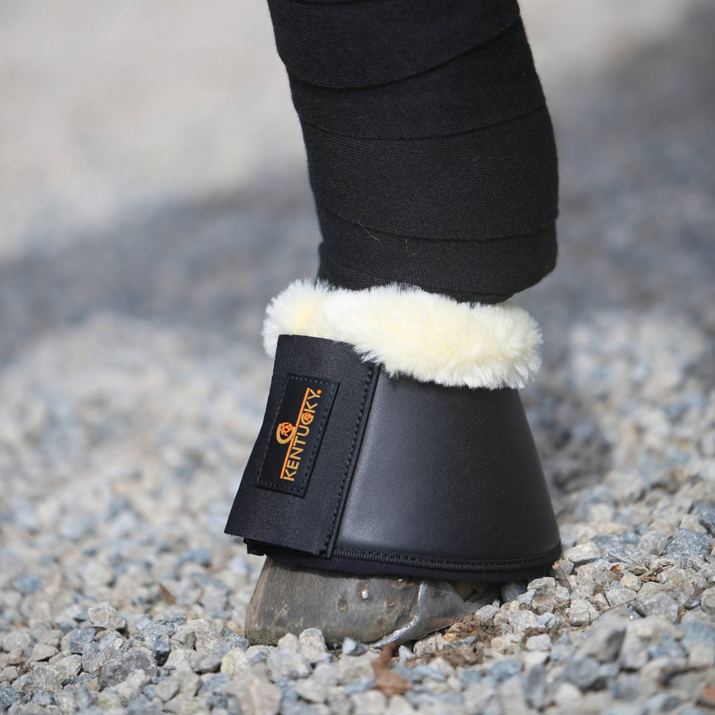 Kentucky Lammfell Leder Überziehstiefel