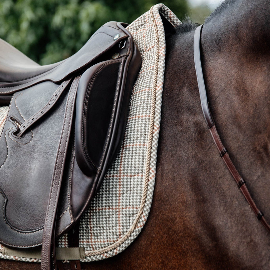 Kentucky Sattelpad Pied-De-Poule Dressur