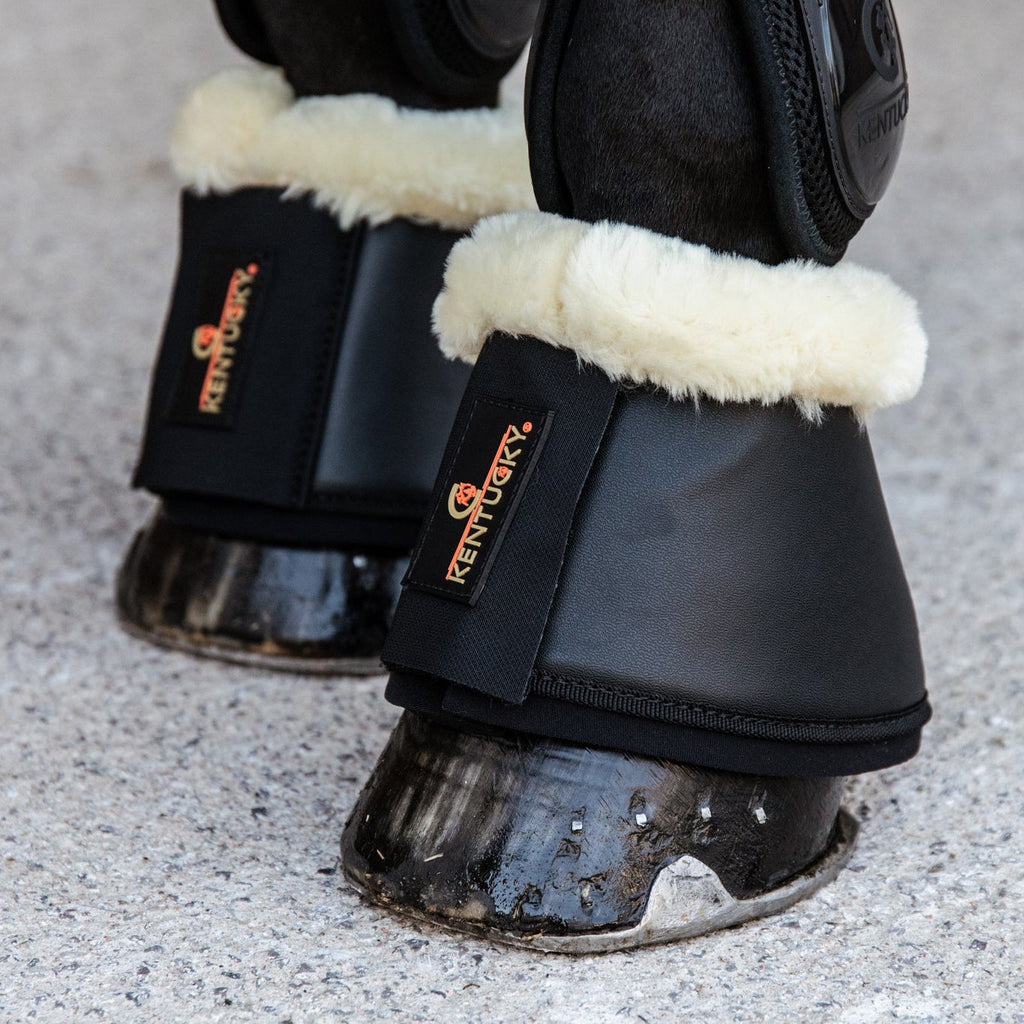 Kentucky Lammfell Leder Überziehstiefel