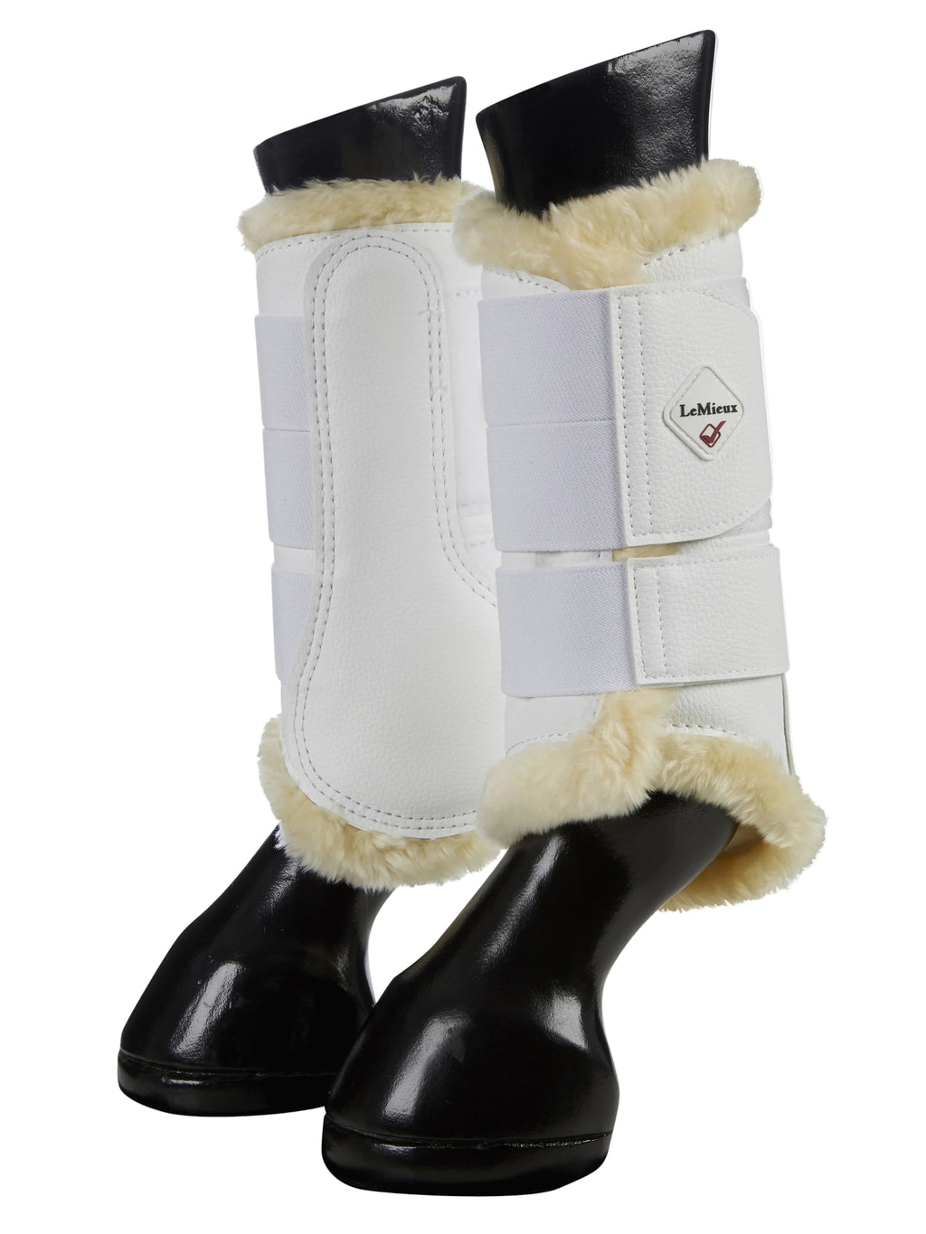 LeMieux Putzgamaschen - Fleece-Kante - Mesh