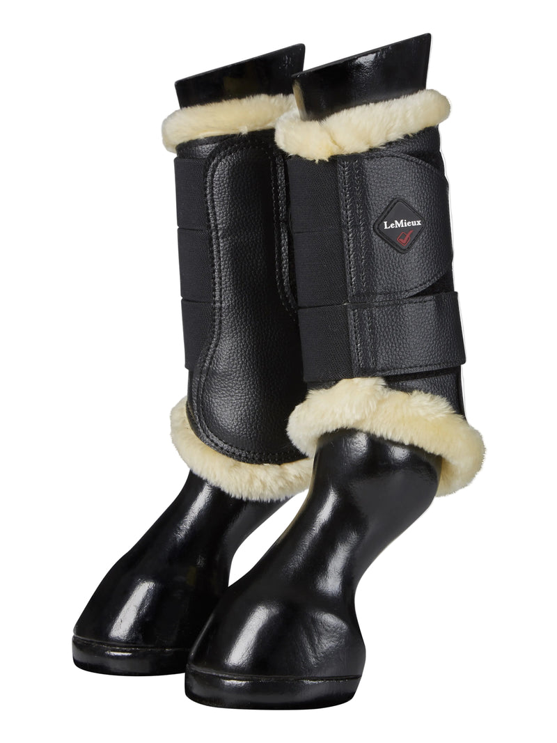 LeMieux Putzgamaschen - Fleece-Kante - Mesh