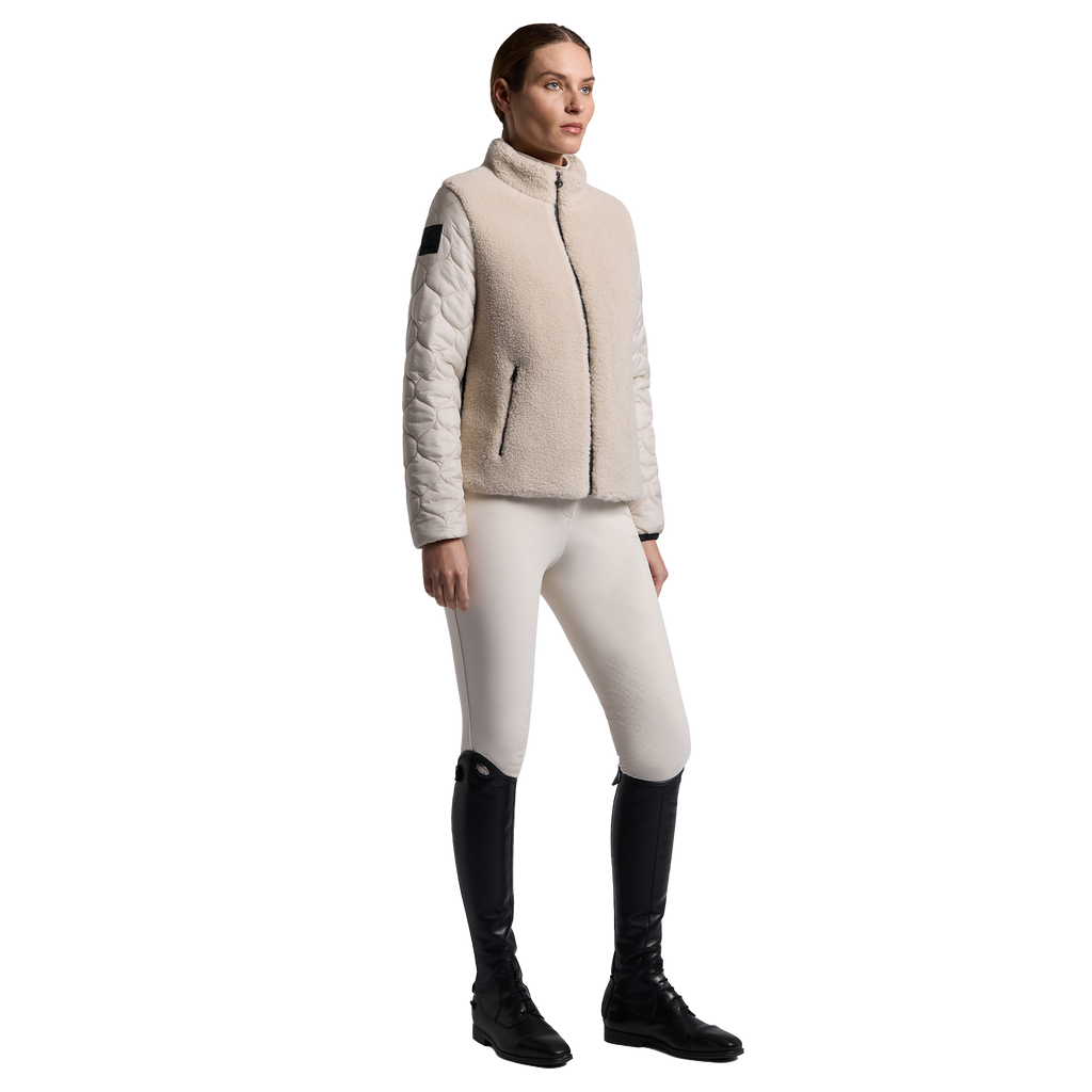 Cavalleria Toscana Vest Teddy Bear Fleece & Nylon - Women