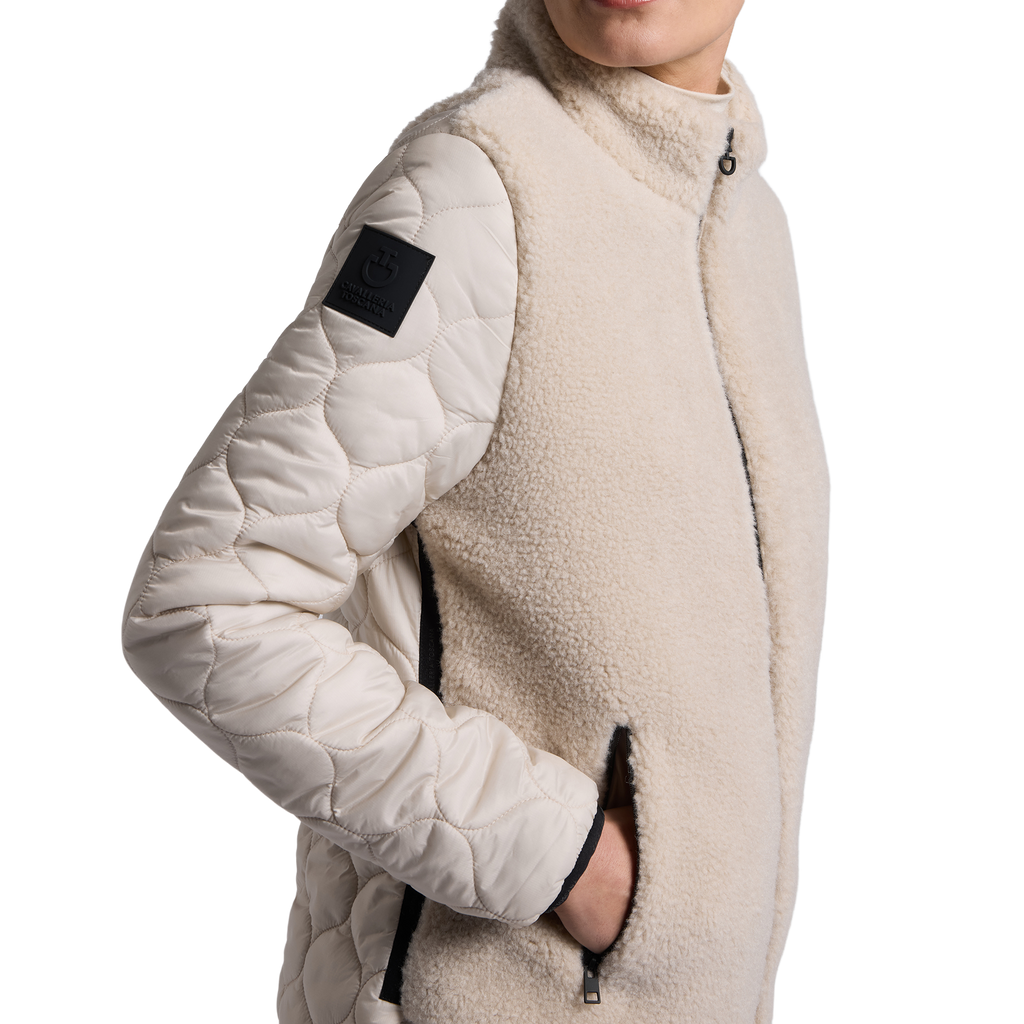 Cavalleria Toscana Vest Teddy Bear Fleece & Nylon - Women