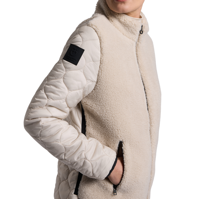Cavalleria Toscana Vest Teddy Bear Fleece & Nylon - Women