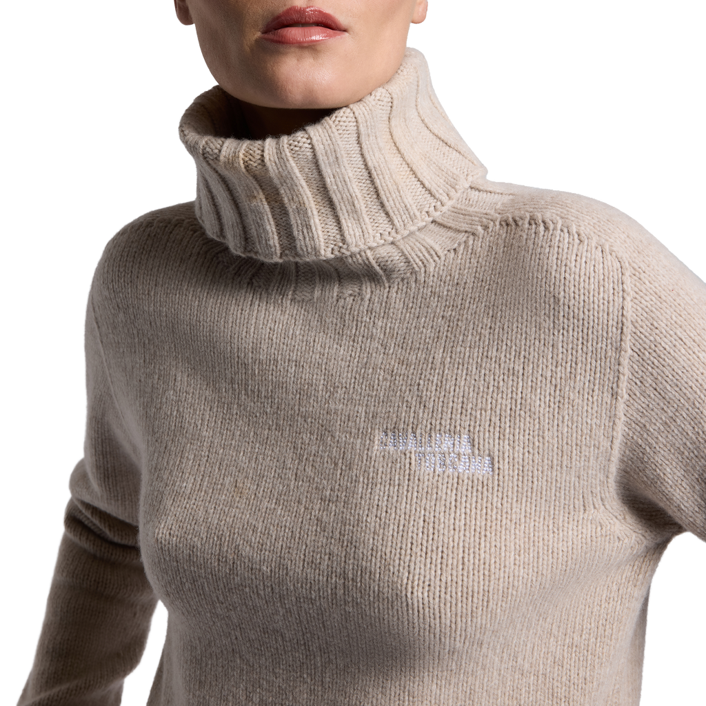 Cavalleria Toscana Sweater Turleneck Pure Wool - Women