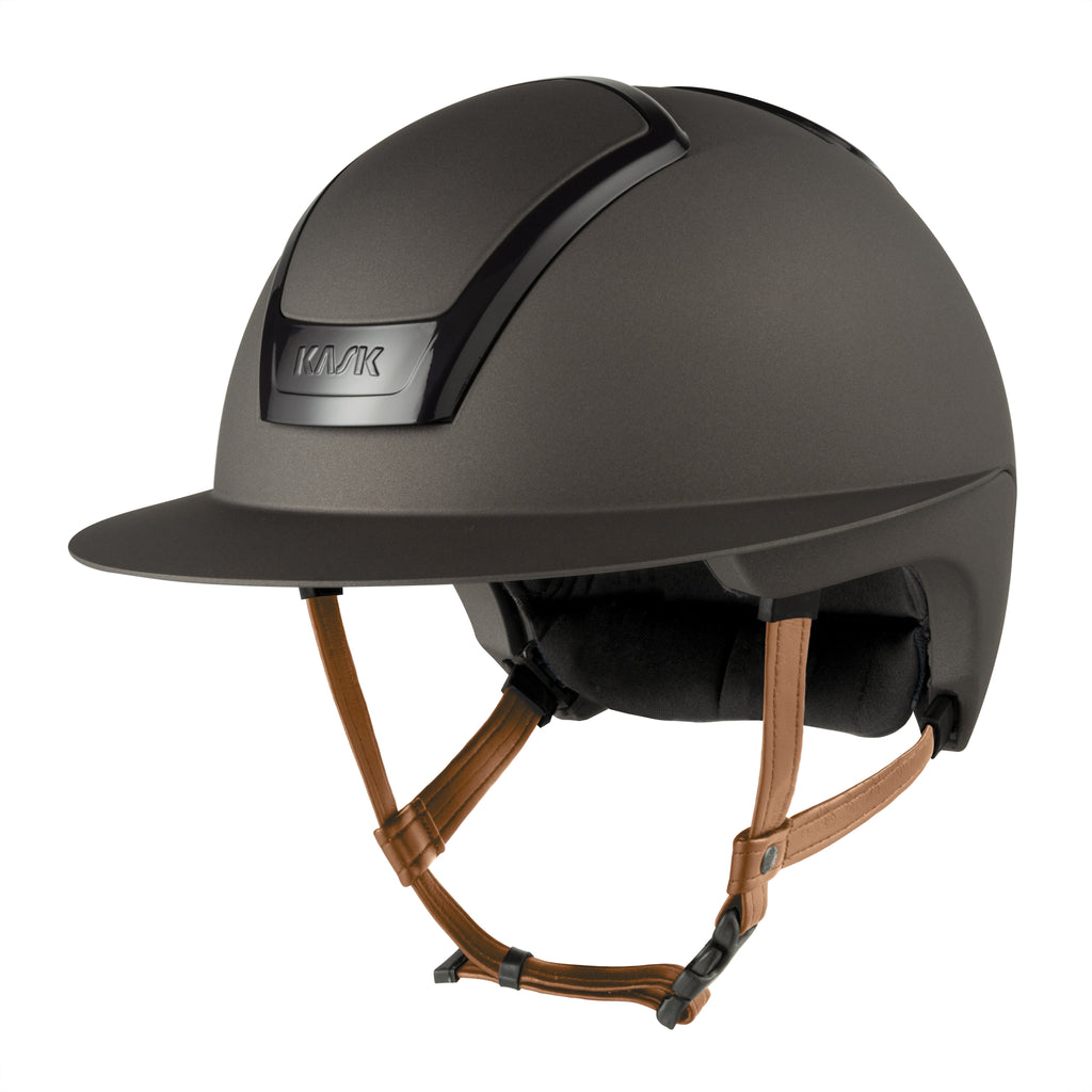 Kask Nemesi Wide Peak - Light Brown Chinstrap