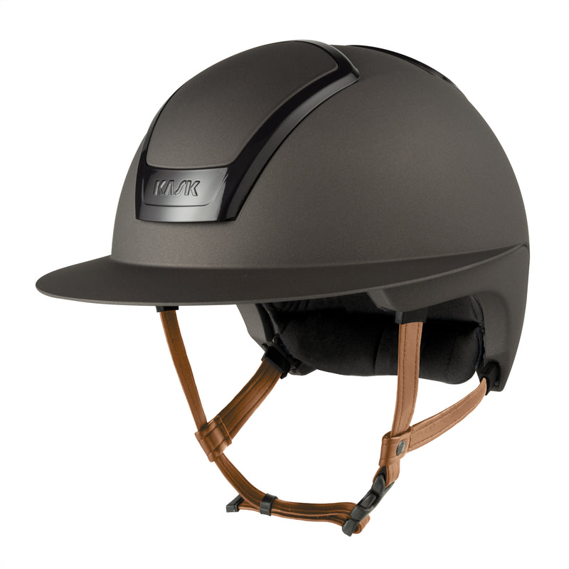 Kask Nemesi Wide Peak - Light Brown Chinstrap