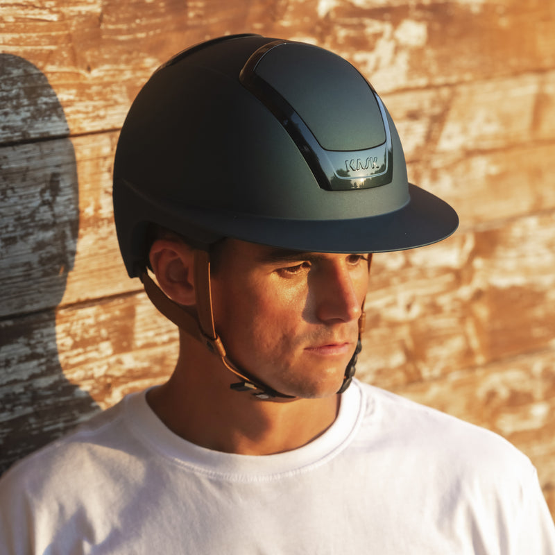Kask Nemesi Wide Peak - Light Brown Chinstrap