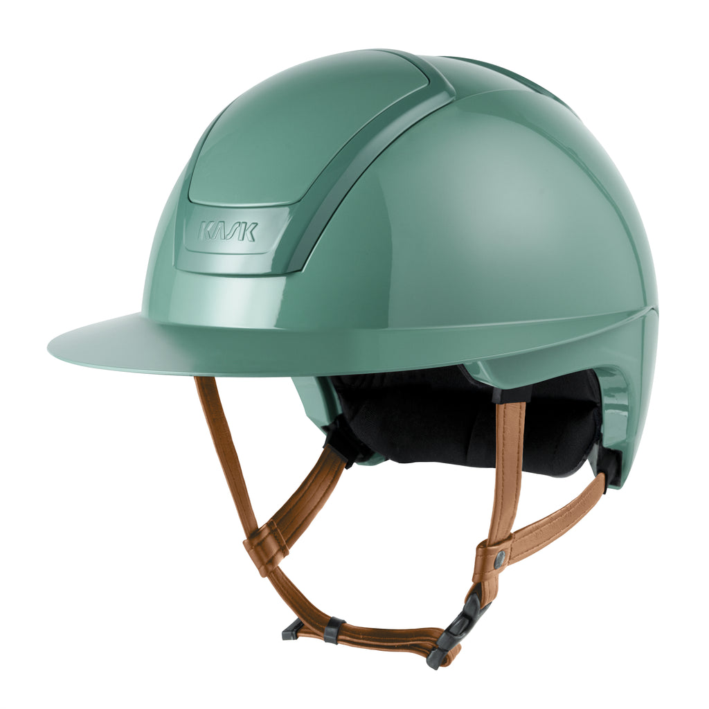 Kask Nemesi Wide Peak - Light Brown Chinstrap