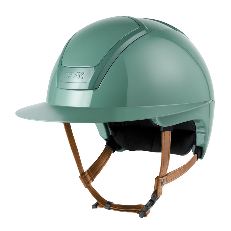 Kask Nemesi Wide Peak - Light Brown Chinstrap