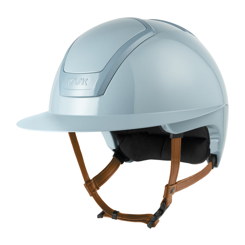 Kask Nemesi Wide Peak - Light Brown Chinstrap