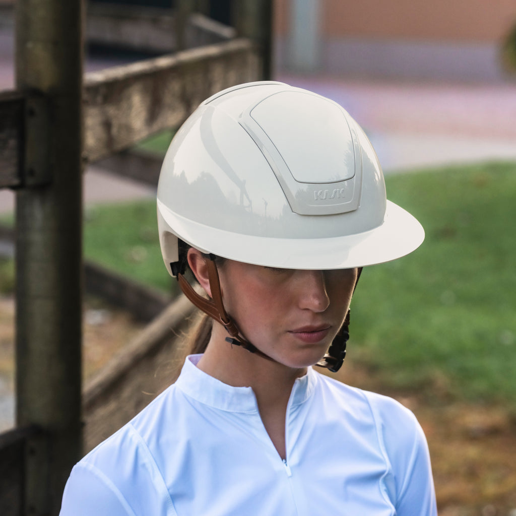 Kask Nemesi Wide Peak - Light Brown Chinstrap