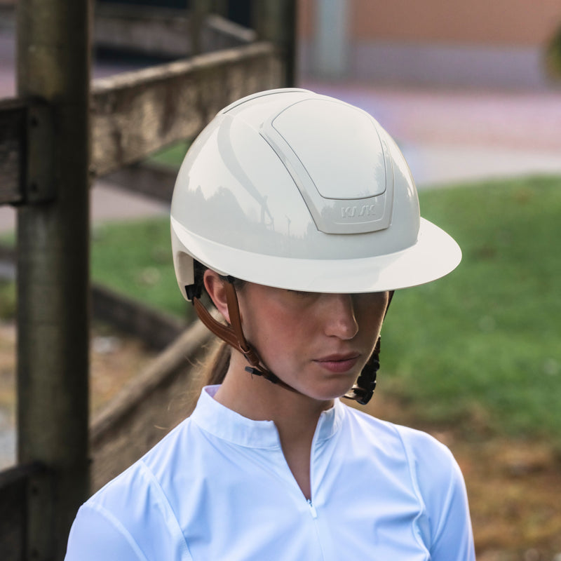 Kask Nemesi Wide Peak - Light Brown Chinstrap