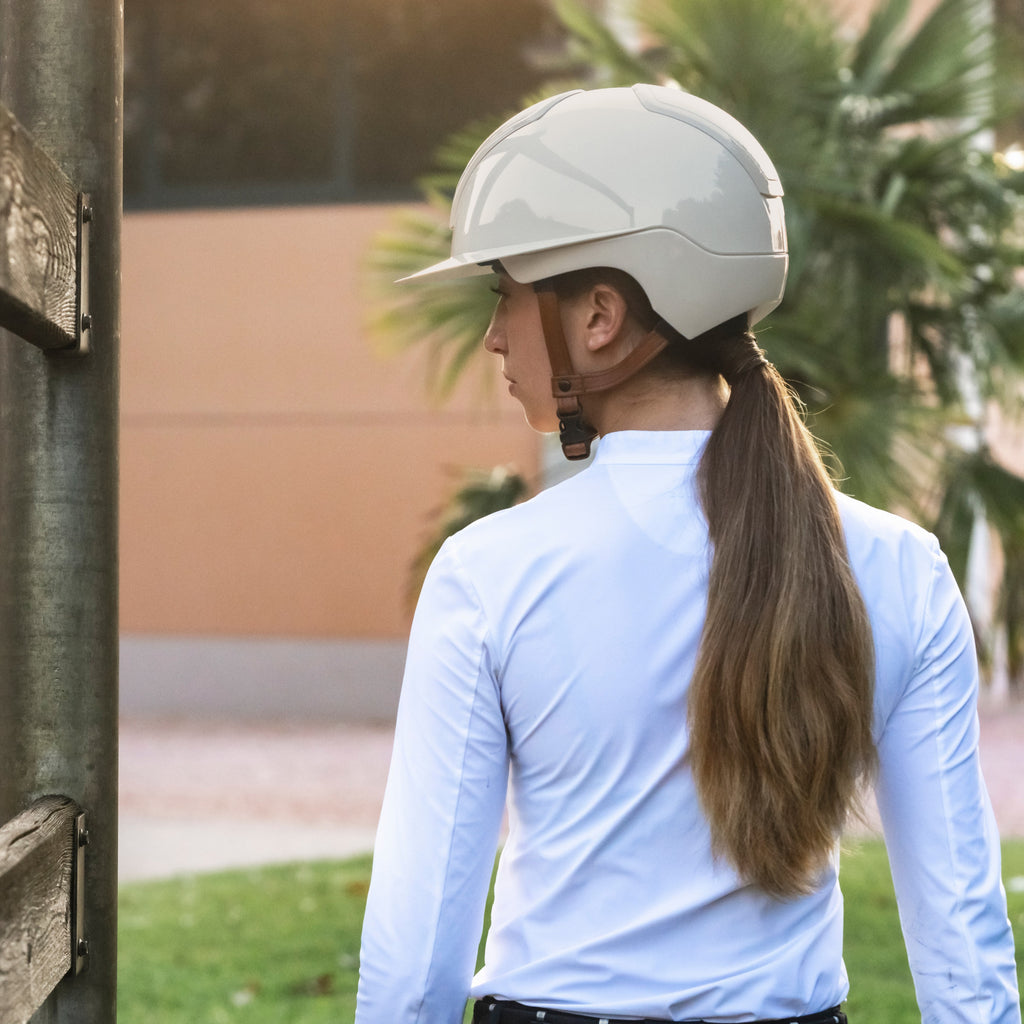 Kask Nemesi Wide Peak - Light Brown Chinstrap