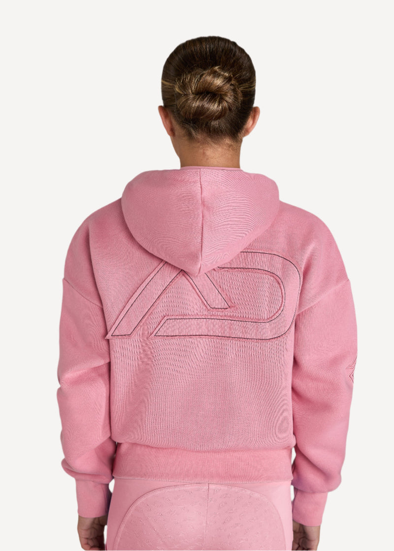 Aztec Diamond Half Zip Hoodie - Girls