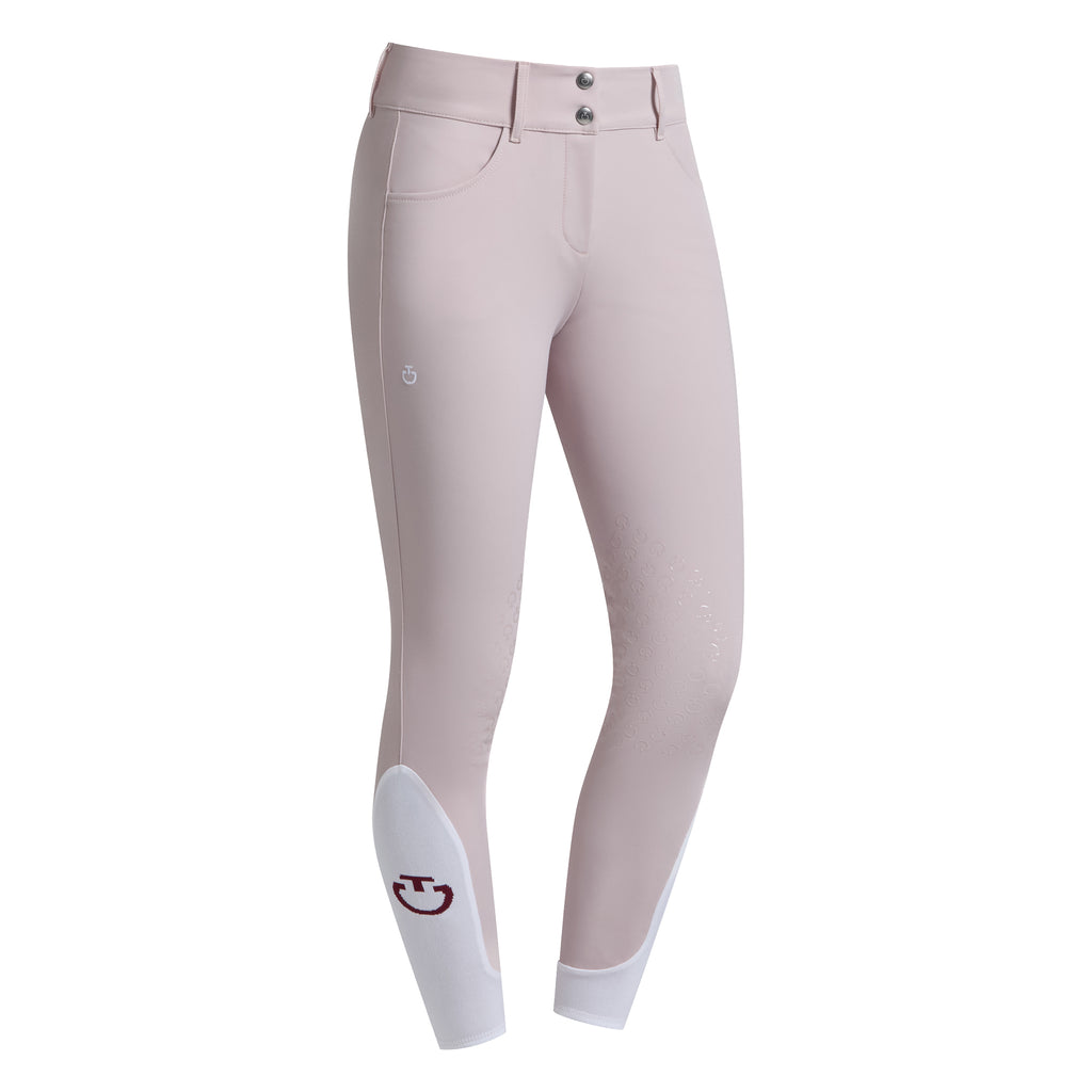 Cavalleria Toscana Pantalon d'équitation American - Taille Haute - Grip Genoux - Femme