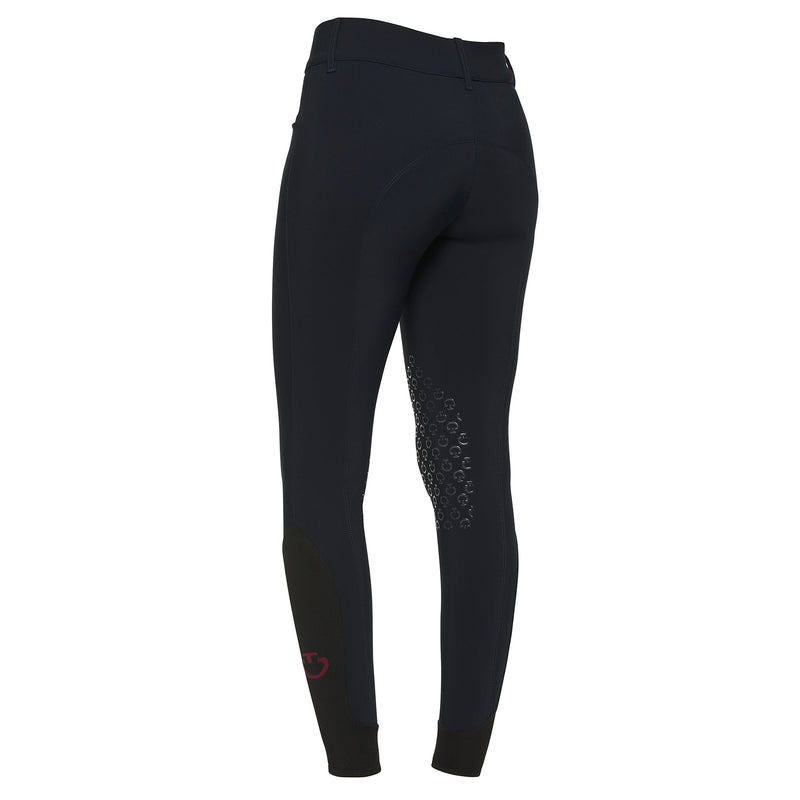 Cavalleria Toscana Pantalon d'équitation American - Taille Haute - Grip Genoux - Femme