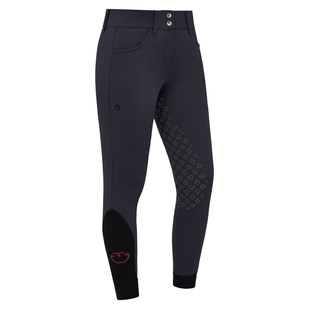 Cavalleria Toscana Pantalon d'équitation American - Taille Haute - Grip Genoux - Femme