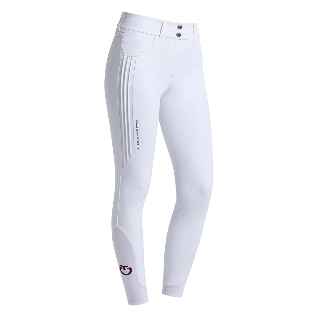 Cavalleria Toscana American Breeches Pleated Insert - Knee Grip - Women