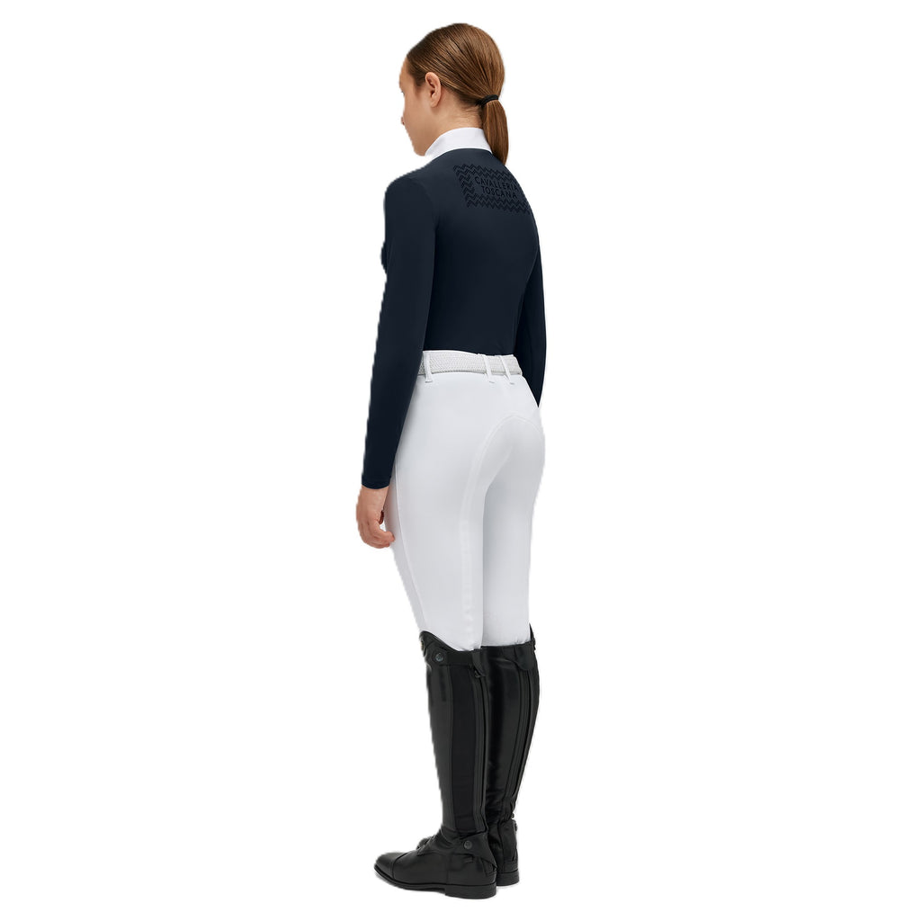 Cavalleria Toscana Jersey Turniershirt - Langarm - Mädchen