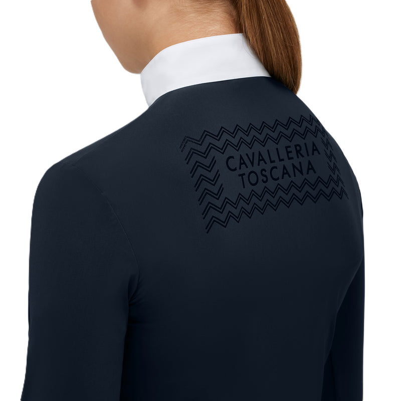 Cavalleria Toscana Jersey Chemise de concours - Manches longues - Filles