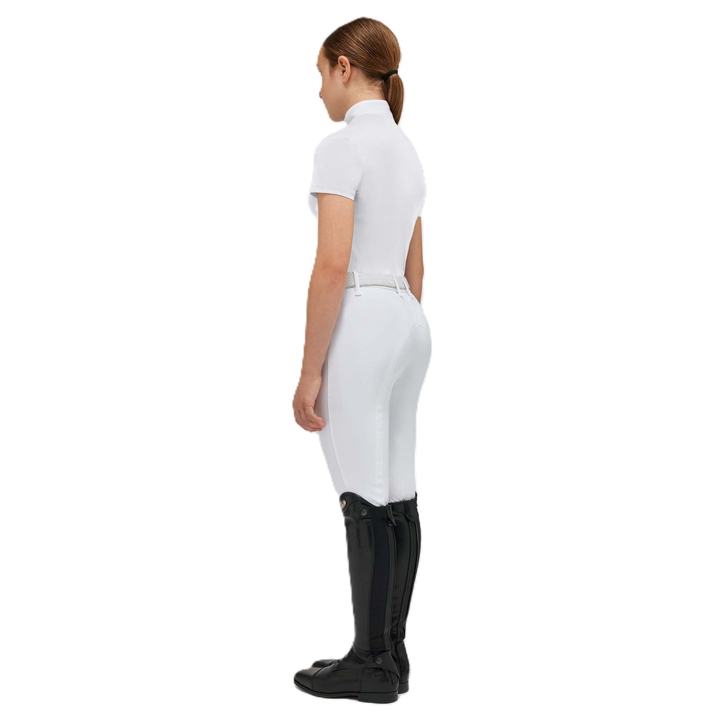 Cavalleria Toscana Jersey Wettkampf Polo - Reißverschluss - Kurzarm - Mädchen