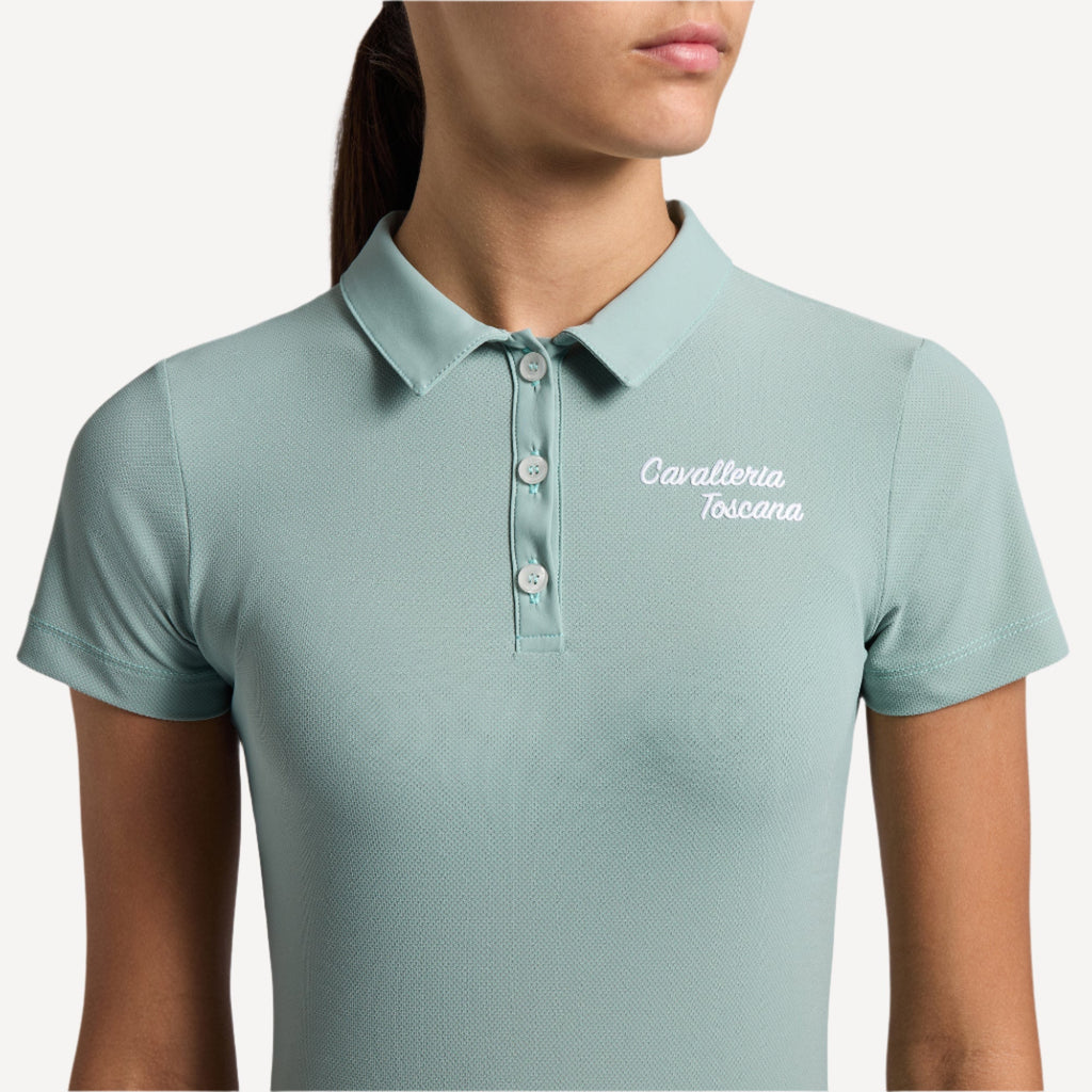Cavalleria Toscana Trainingspolo - Kurzarm - Bestickt - Mädchen