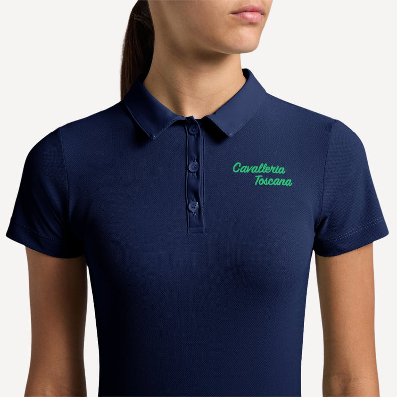 Cavalleria Toscana Training Polo - Short Sleeves - Embroidered - Girls