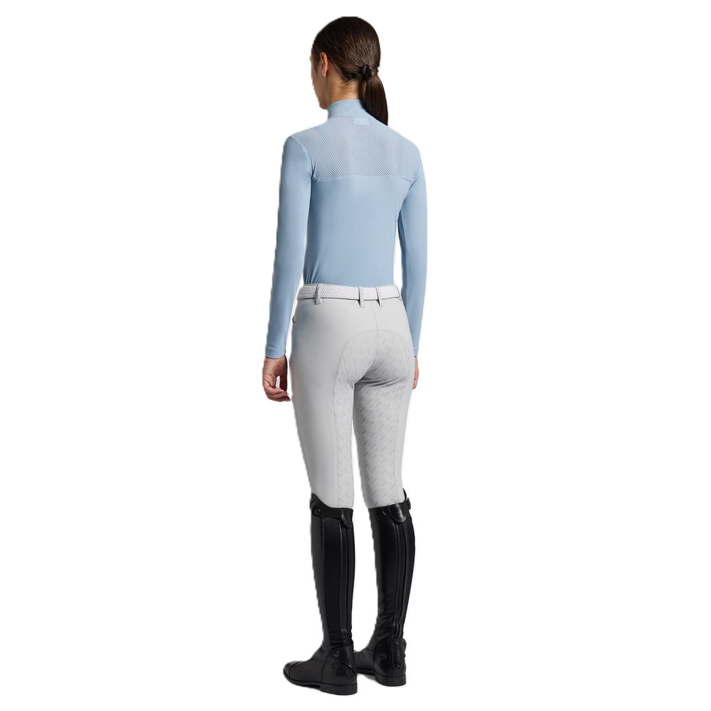 Cavalleria Toscana Insert Perforated Shirt - Lange Mouw - Meisjes