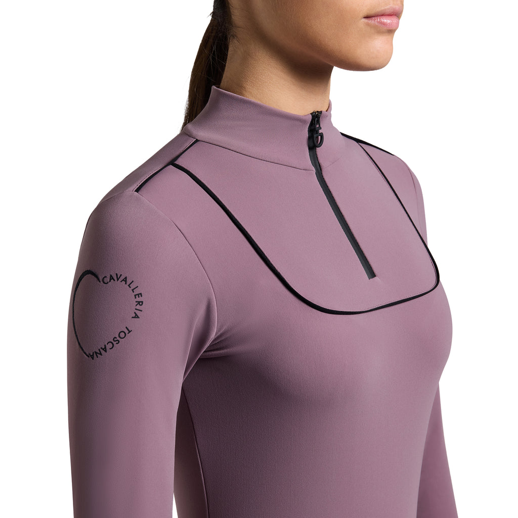 Cavalleria Toscana Trainingshirt Warm Jersey - Long Sleeves - Girls
