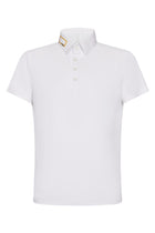Cavalier's Gene Chemise de concours - Maillot - Demi-fermeture éclair - Manches courtes - Garçons