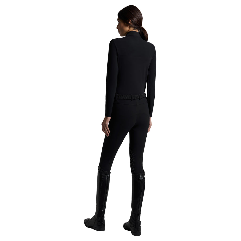 Cavalleria Toscana Trainingshirt Perforated Inserts - Long Sleeves - Women