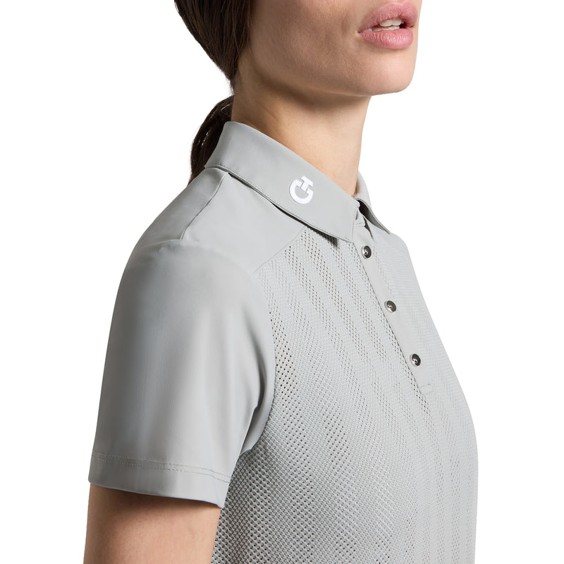 Cavalleria Toscana Polo Jacquard Jersey - Manches Courtes - Femme