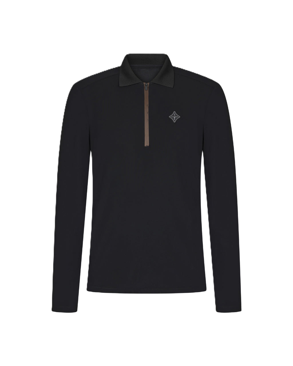 Polo Trolle zippé - Manches longues - Homme