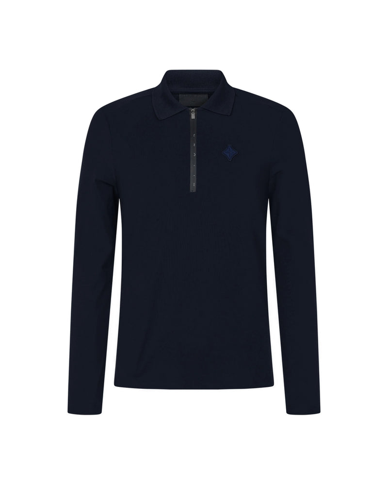 Trolle Zipped Polo - Long Sleeves - Men