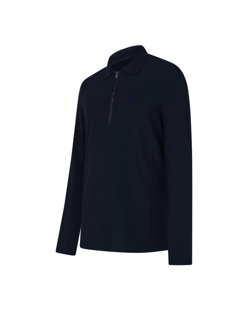 Polo zippé Trolle - Manches longues - Homme