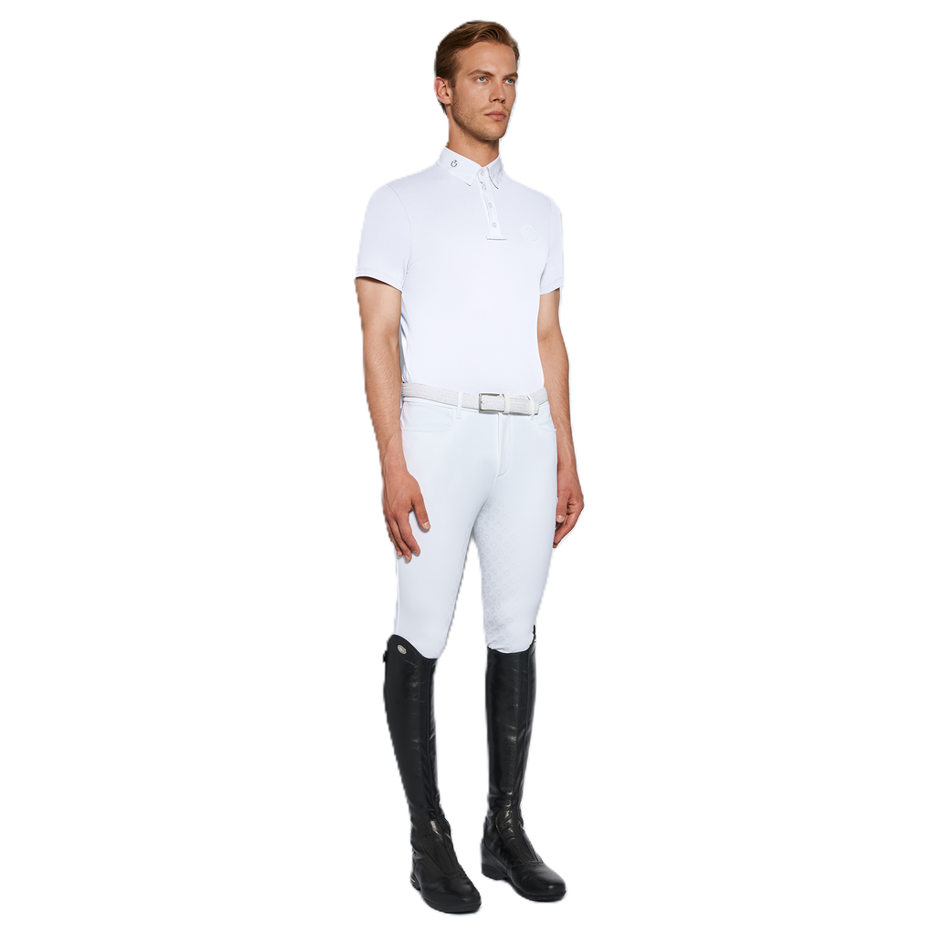 Cavalleria Toscana Tech Piquet Show Shirt - Short Sleeve - Men