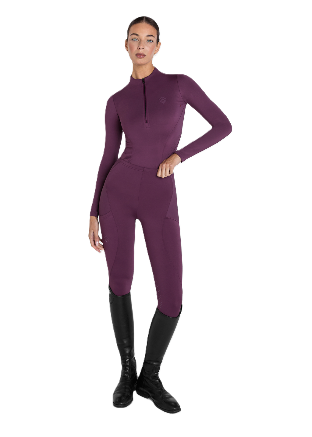 Aztec Diamond Core Riding Tights - Full Grip - Woman
