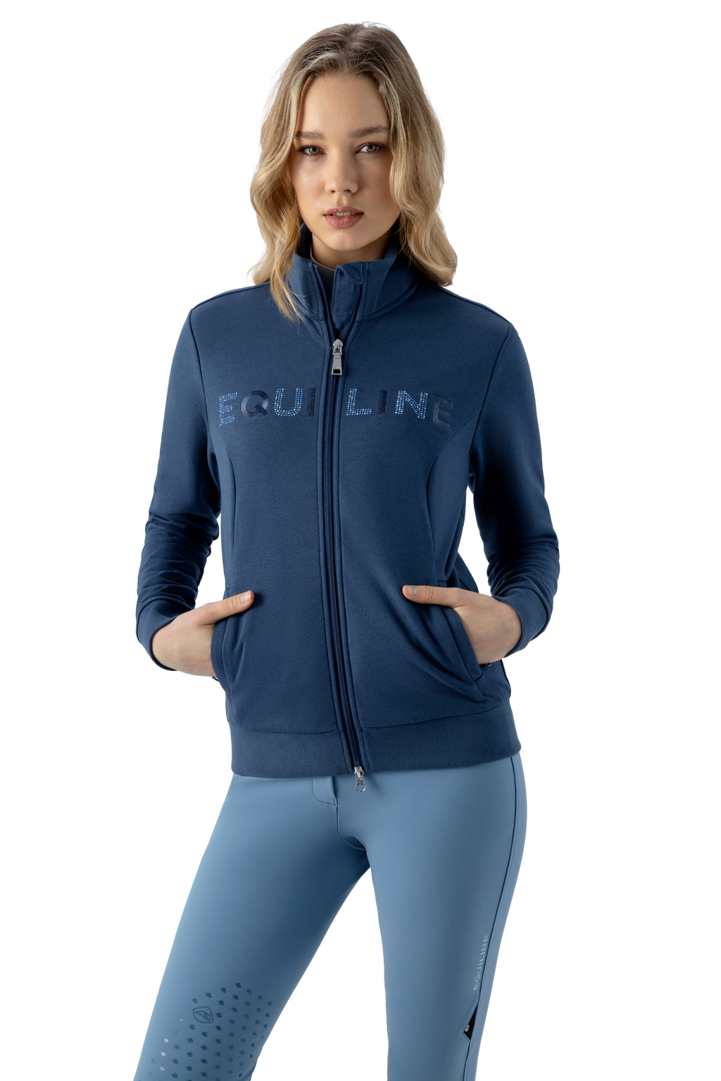 Equiline Weste Enras Microstud Logo - Damen