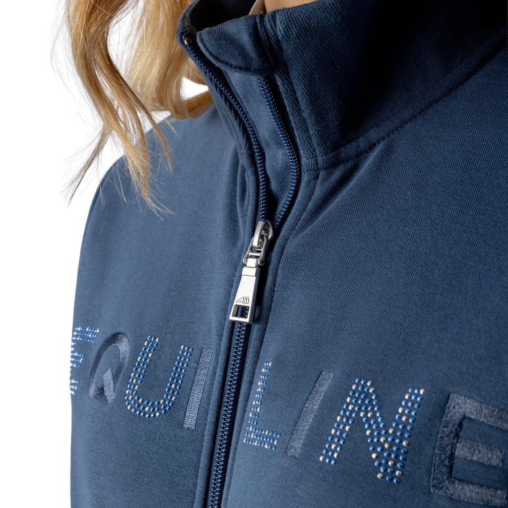 Equiline Weste Enras Microstud Logo - Damen
