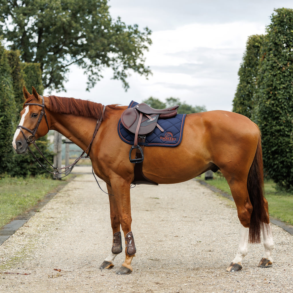Emmers Schabracke Luxe mit Logo - Springen