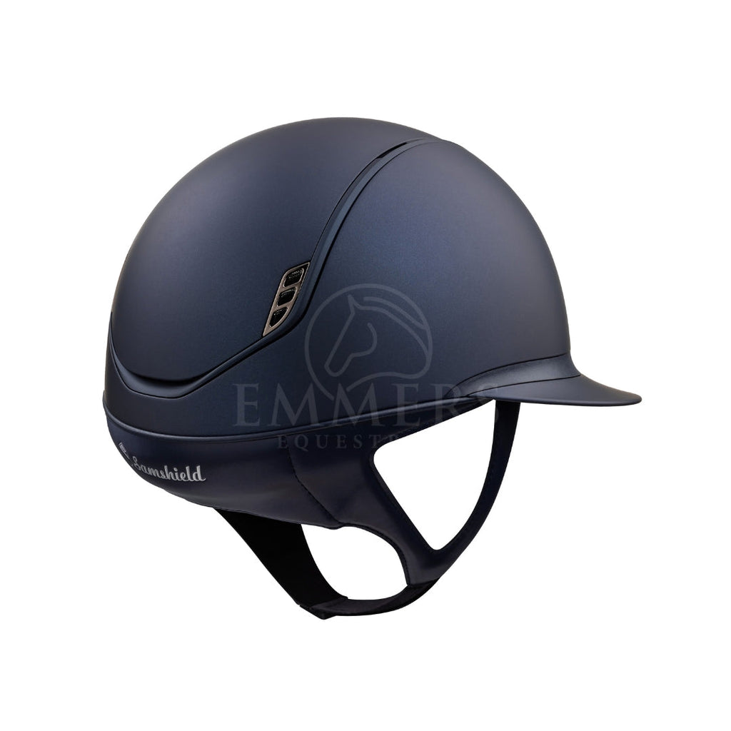 Samshield 2.0 Miss Shield Blauw / Top Shadowmatt Blauw / Frontalband Shadowmatt Blauw / Trim Matt Blauw 5 Swa Holographic / Blason Crstfab Paradise Shine