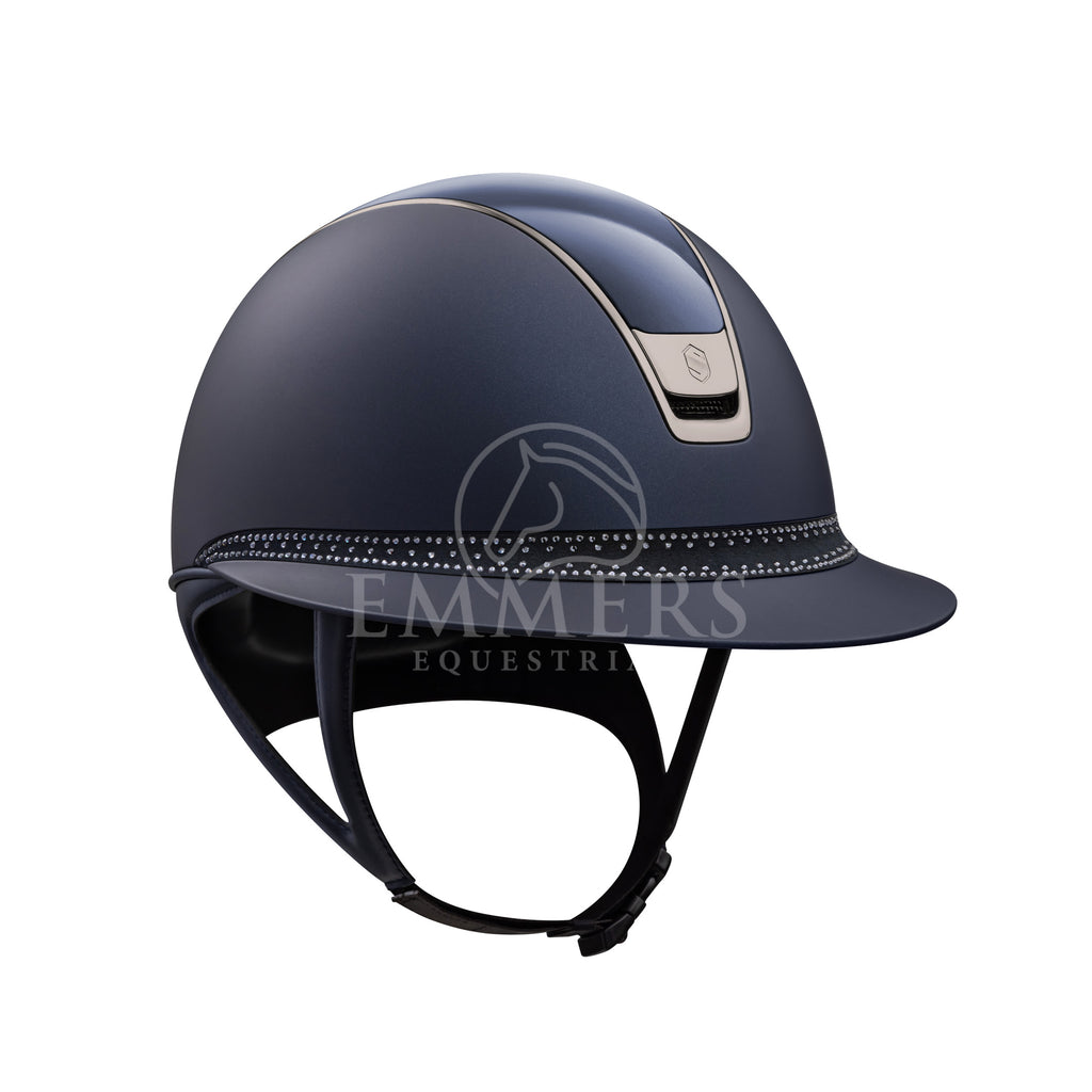 Samshield 2.0 Miss Shield Shadow Mat Blue - Top Shadow Glossy Blue - Frontal Band Tiara Blue - Trim & Blazon Chrome Black