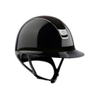 Samshield 2.0 Miss Shield Glänzend Schwarz / Top Alcantara Schwarz / Stirnband Alcantara Schwarz / Besatz Chrom Schwarz / Wappen Chrom Schwarz