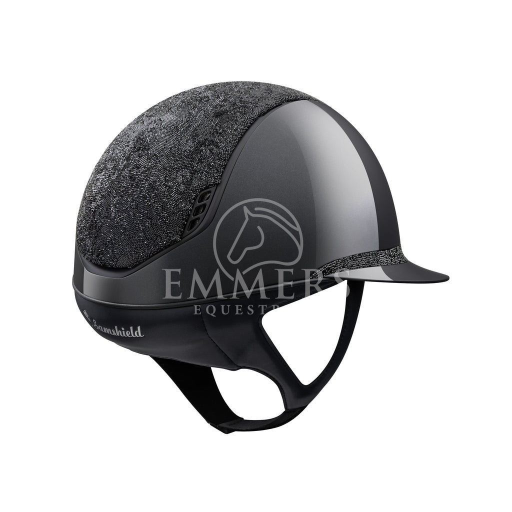 Samshield 2.0 Miss Shield Shadowglossy Black / Top Ultra Fine Rock Black / Frontal Band Ultra Fine Rock Black / Trim Matt Black / Blazon Matt Black
