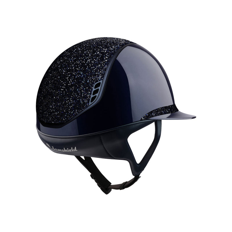 Samshield 2.0 Miss Shield Shadow Glossy Blue - Top & Frontal Band Ultrafine Rock Cosmic Night - Trim & Blazon Matt Blue