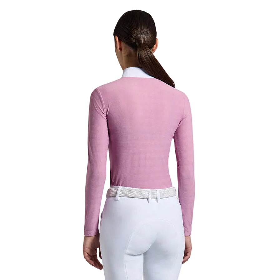 Reiter's Gene Jacquard Turniershirt - Lange Ärmel - Mädchen 